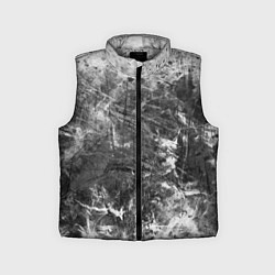 Детский жилет Абстракция - серый дым