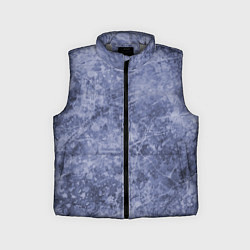 Детский жилет Абстракция - синий лёд, цвет: 3D-светло-серый