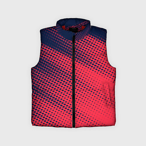 Детский жилет Яркий абстрактный узор для спорта / 3D-Красный – фото 1
