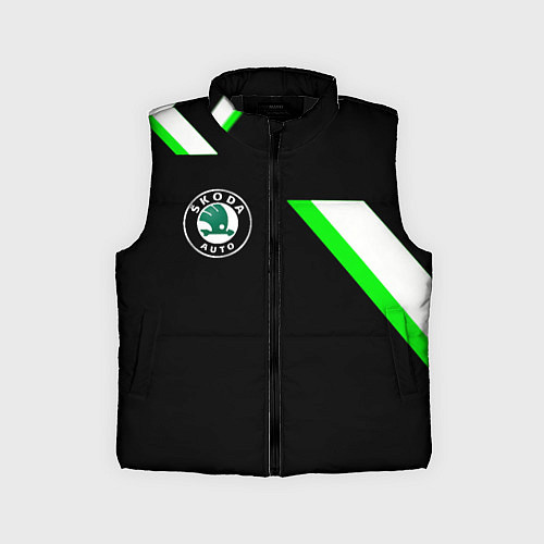 Детский жилет Skoda geometry / 3D-Черный – фото 1