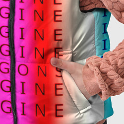 Детский жилет Imagine Dragons neon rock, цвет: 3D-светло-серый — фото 2