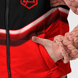 Детский жилет Linkin park geometry line steel, цвет: 3D-черный — фото 2