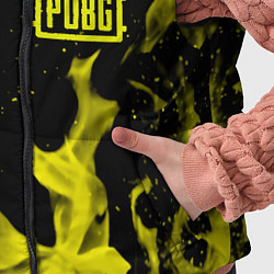 Детский жилет PUBG жёлтый огонь, цвет: 3D-черный — фото 2