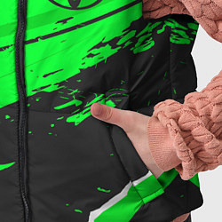 Детский жилет Toyota sport green, цвет: 3D-черный — фото 2