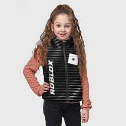 Детский жилет Roblox metal game lines, цвет: 3D-черный — фото 2