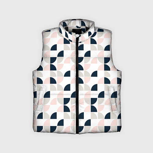 Детский жилет Узор полукруг / 3D-Черный – фото 1