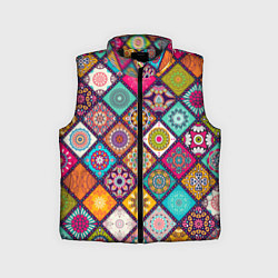 Детский жилет Этника стайл, цвет: 3D-черный