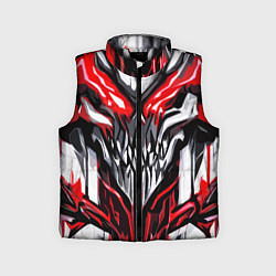 Детский жилет Абстрактный красный череп