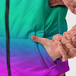 Детский жилет Градиент цветной, цвет: 3D-черный — фото 2