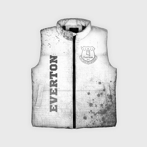 Детский жилет Everton - white gradient вертикально / 3D-Черный – фото 1