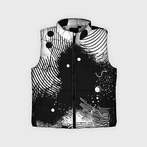 Детский жилет Призрак застигнутый врасплох - нейроарт / 3D-Светло-серый – фото 1