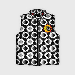 Детский жилет Serious Sam logo pattern, цвет: 3D-красный