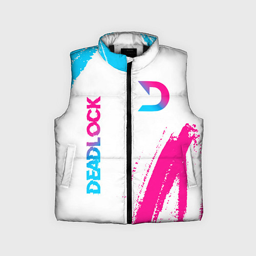 Детский жилет Deadlock neon gradient style вертикально / 3D-Черный – фото 1