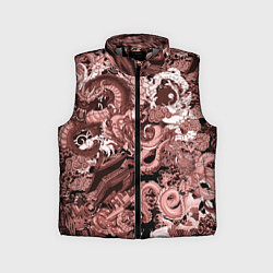 Детский жилет Драконы в японском стиле