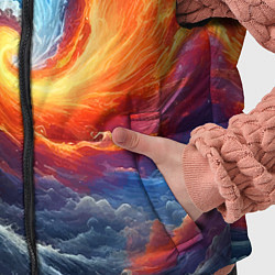 Детский жилет Столкновение двух стихий - инь янь, цвет: 3D-черный — фото 2