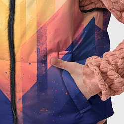 Детский жилет Abstract art - geometric shapes, цвет: 3D-черный — фото 2