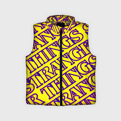 Детский жилет Stranger Things serials / 3D-Светло-серый – фото 1