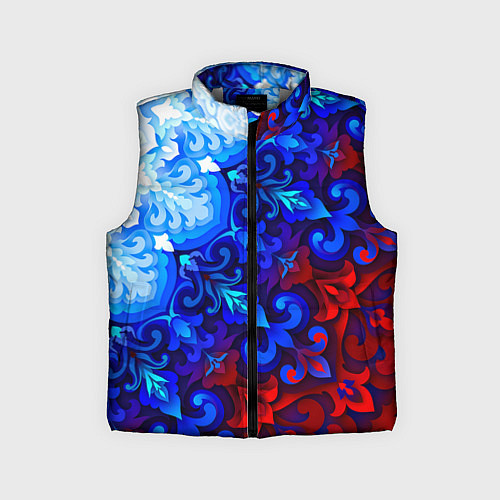 Детский жилет Душа моя Россия 2 / 3D-Светло-серый – фото 1