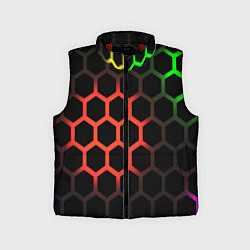 Детский жилет Hexagon neon