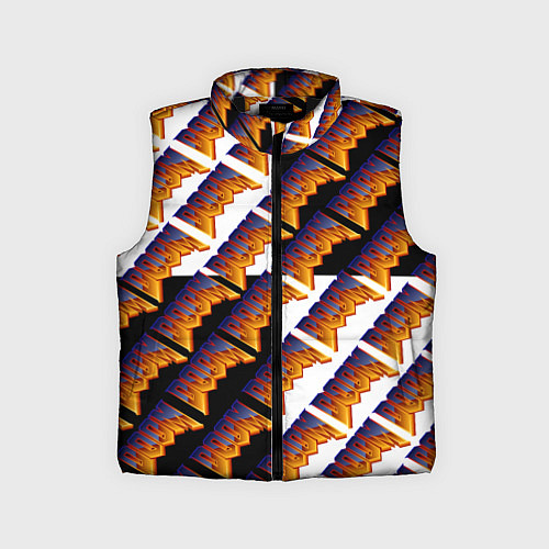 Детский жилет Doom logo pattern / 3D-Черный – фото 1