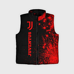 Детский жилет Juventus - red gradient по-вертикали