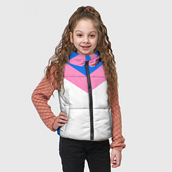 Детский жилет В стиле 90-х ретро спортивная, цвет: 3D-светло-серый — фото 2
