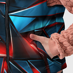 Детский жилет Геометрические осколки, цвет: 3D-светло-серый — фото 2