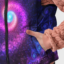 Детский жилет Фрактальный неон, цвет: 3D-красный — фото 2