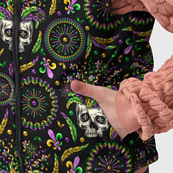 Детский жилет Черепа в узорах, цвет: 3D-черный — фото 2