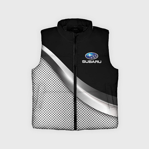 Детский жилет Subaru metal steel / 3D-Черный – фото 1