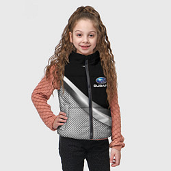 Детский жилет Subaru metal steel, цвет: 3D-черный — фото 2