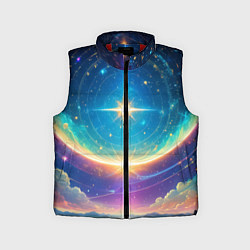 Детский жилет Звезда галактики, цвет: 3D-красный