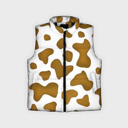 Детский жилет Пятна коровы / 3D-Черный – фото 1