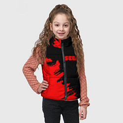 Детский жилет SEGA краски красные, цвет: 3D-светло-серый — фото 2