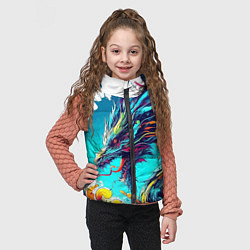 Детский жилет Japanese dragon - tattoo irezumi, цвет: 3D-черный — фото 2