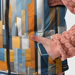 Детский жилет Архитектура город живопись, цвет: 3D-черный — фото 2