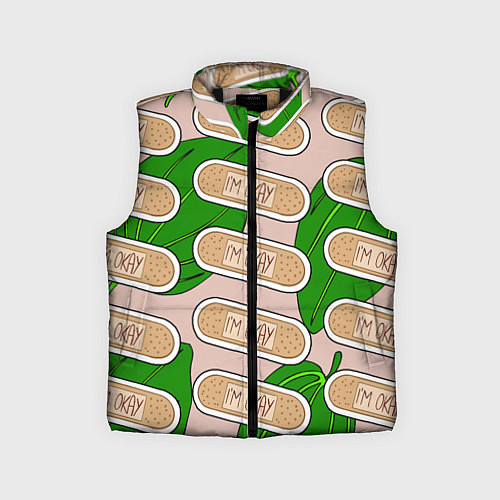 Детский жилет Я в порядке пластырь / 3D-Черный – фото 1