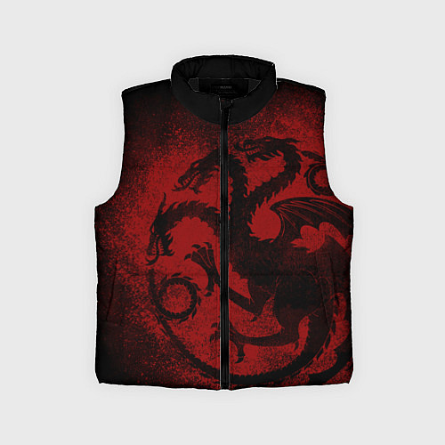 Детский жилет Targaryen house Game of Thrones / 3D-Черный – фото 1