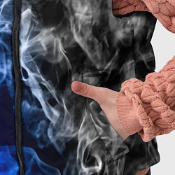 Детский жилет Столкновение дыма, цвет: 3D-светло-серый — фото 2