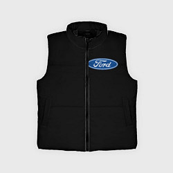 Детский жилет FORD logo auto, цвет: 3D-черный