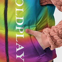 Детский жилет Coldplay moon music album, цвет: 3D-красный — фото 2