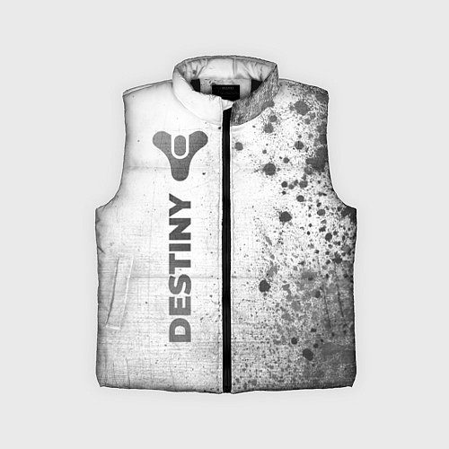 Детский жилет Destiny - white gradient по-вертикали / 3D-Черный – фото 1