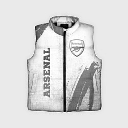 Детский жилет Arsenal - white gradient вертикально, цвет: 3D-черный