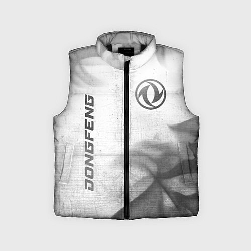 Детский жилет Dongfeng - white gradient вертикально / 3D-Черный – фото 1