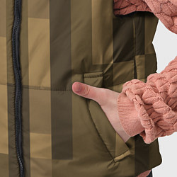 Детский жилет Wood - Minecraft, цвет: 3D-черный — фото 2