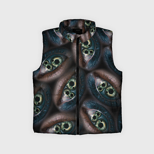 Детский жилет Субстанция глаза в глазу / 3D-Черный – фото 1