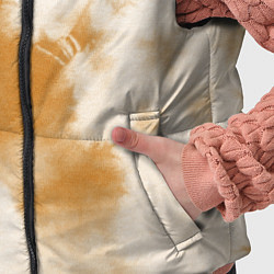 Детский жилет Коричневый тай дай, цвет: 3D-красный — фото 2