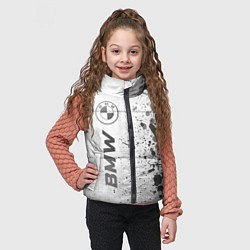 Детский жилет BMW - white gradient по-вертикали, цвет: 3D-черный — фото 2