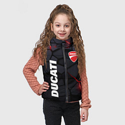Детский жилет Ducati - плиты с эффектом свечения, цвет: 3D-светло-серый — фото 2
