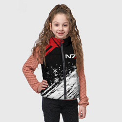 Детский жилет Mass Effect - Merry Christmas, цвет: 3D-светло-серый — фото 2